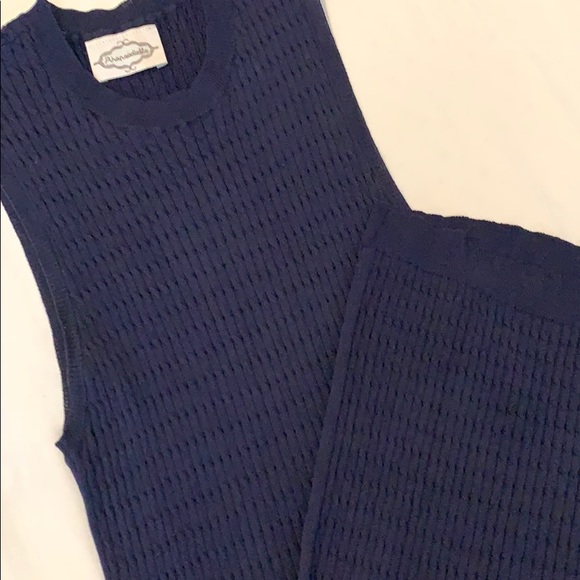 Navy Sleeveless Bodycon Dress - Picture 5 of 9